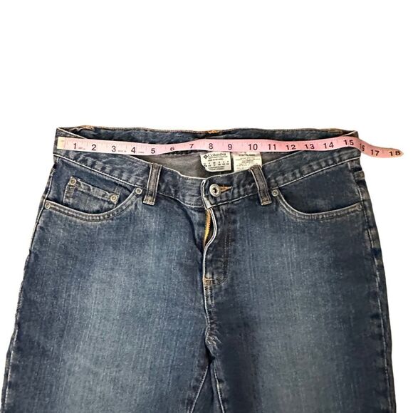 Columbia ~ Denim Capris ~ wide cuff ~ size 8 - Picture 6 of 10